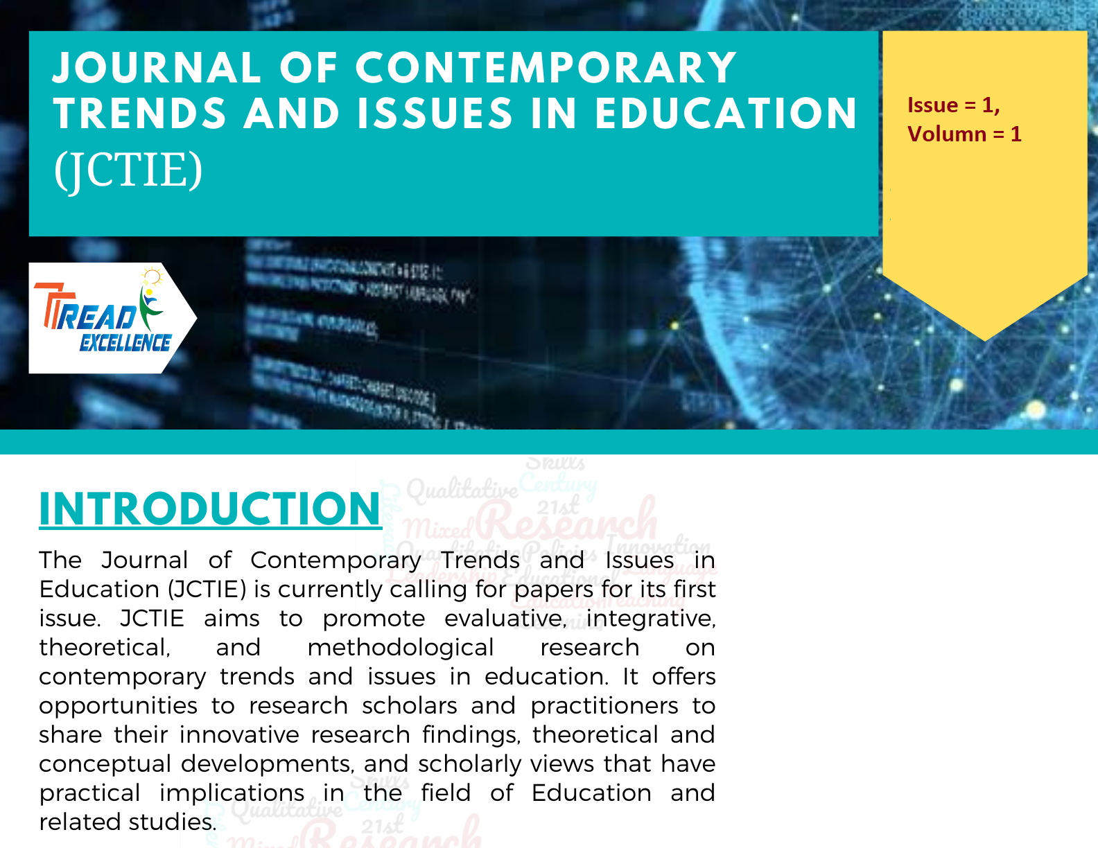 Journal of Contemporary Trends and Issues in Education